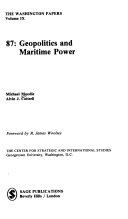 Geopolitics and maritime power /