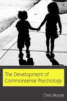 The development of commonsense psychology /