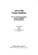 Active filter design handbook : for use with programmable pocket calculators and mini computers /