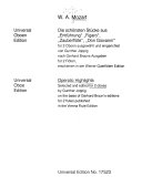 Operatic highlights selected and edited for 2 oboes Die schönsten stücke aus "Entführung", "Figaro", "Zauberflöte", "Don giovanni" /