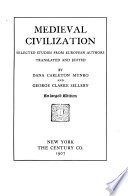 Medieval civilization; selected studies from European authors,