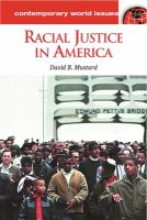 Racial justice in America : a reference handbook /