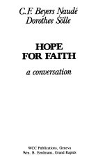 Hope for faith : a conversation /