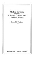 Modern Germany : a social, cultural, and political history /