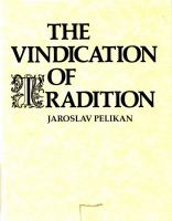 The vindication of tradition /