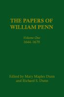 The papers of William Penn /