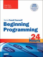 Sams teach yourself beginning programming in 24 hours  /