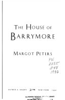 The house of Barrymore /