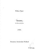 Sonata : per flauto e pianoforte /