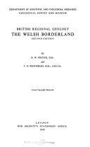 British regional geology: the Welsh borderland.
