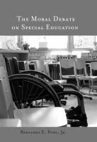 The moral debate on special education /