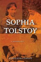 Sophia Tolstoy : a biography /