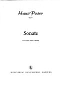 Sonate für Horn und Klavier /