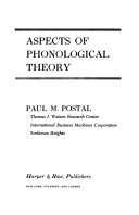 Aspects of phonological theory