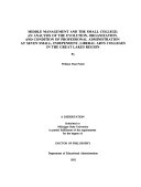 Middle management and the small college : an analysis of the evolution, organization, and condition of professional administration at seven small, independent, liberal arts colleges in the Great Lakes region /