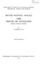 British regional geology: The south of Scotland.