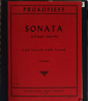 Sonata in D major, opus 94, for flute and piano /