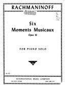 Six moments musicaux, op.16, for piano solo.