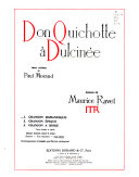 Don Quichotte à Dulcinée : trois poèmes de Paul Morand /
