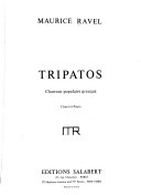 Tripatos : chanson populaire grecque ; chant et piano /
