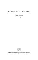 A John Donne companion /