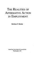 The realities of affirmative action in employment /