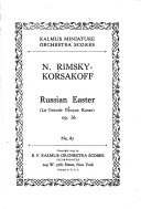 Russian Easter (La grande pâcque [!] russe)  Op. 36.