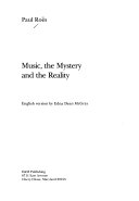 Music, the mystery and the reality /