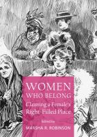 Women who belong claiming a female's right-filled place /
