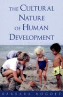 The cultural nature of human development /