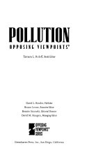 Pollution : opposing viewpoints /