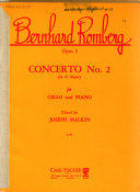 Concerto no. 2 in D major, opus 3 : for cello and piano /