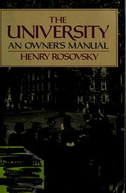 The university : an owner's manual /