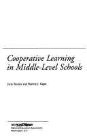 Cooperative learning in middle-level schools /