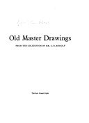Old master drawings from the collection of Mr. C. R. Rudolf /