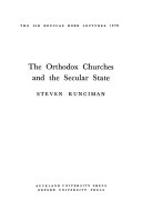 The Orthodox churches and the secular state.