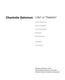 Charlotte Salomon : life? or theatre? /