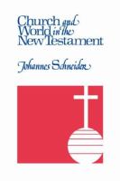 Church and world in the New Testament /