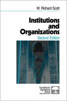 Institutions and organizations /