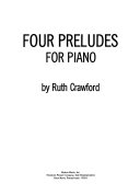 Four preludes for piano /