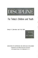 Discipline for today's children and youth