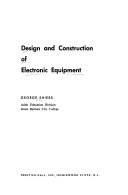 Design and construction of electronic equipment.