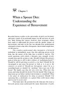 Dimensions of grief : adjusting to the death of a spouse /