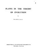 Flaws in the theory of evolution /