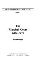 The Marshall court, 1801-1835 /