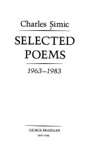 Selected poems, 1963-1983 /