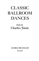 Classic ballroom dances : poems /