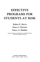 Effective programs for students at risk /