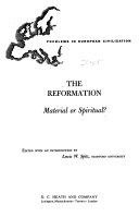 The Reformation: material or spiritual?