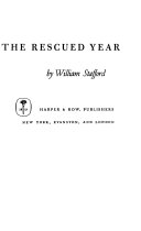 The rescued year;